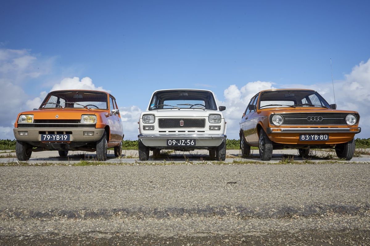 Triotest klassiekers met Renault 5, Audi 50, Fiat 127