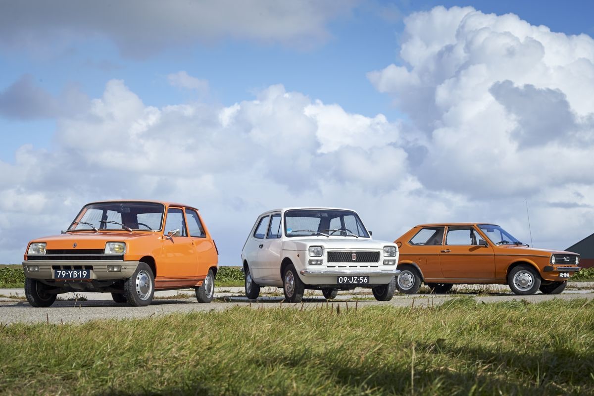 Triotest klassiekers met Renault 5, Audi 50, Fiat 127