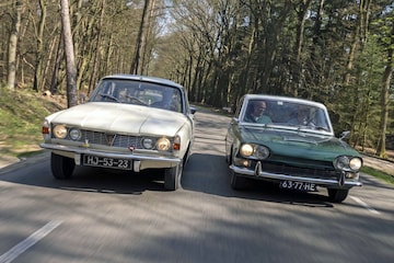 Klassiekers jaren 60 dubbeltest Triump 2000 - Rover 2000