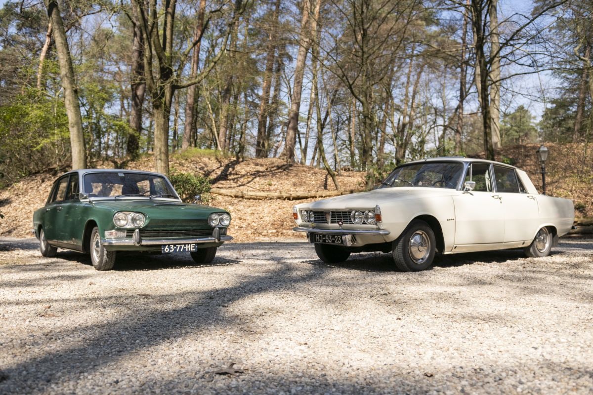 Klassiekers jaren 60 dubbeltest Triump 2000 - Rover 2000