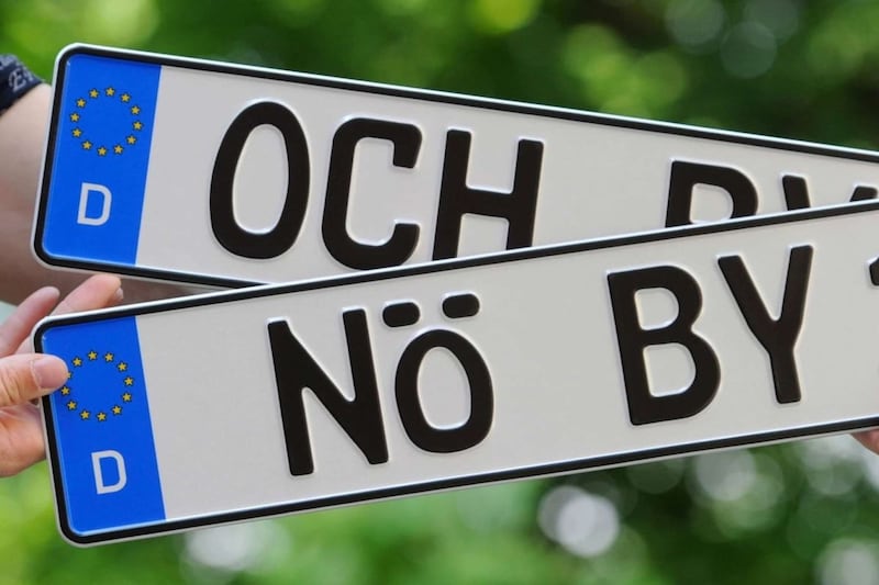Speciaal Duits 'Heimatmatkennzeichen' razend populair