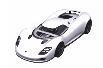 Porsche hypercar patentplaten
