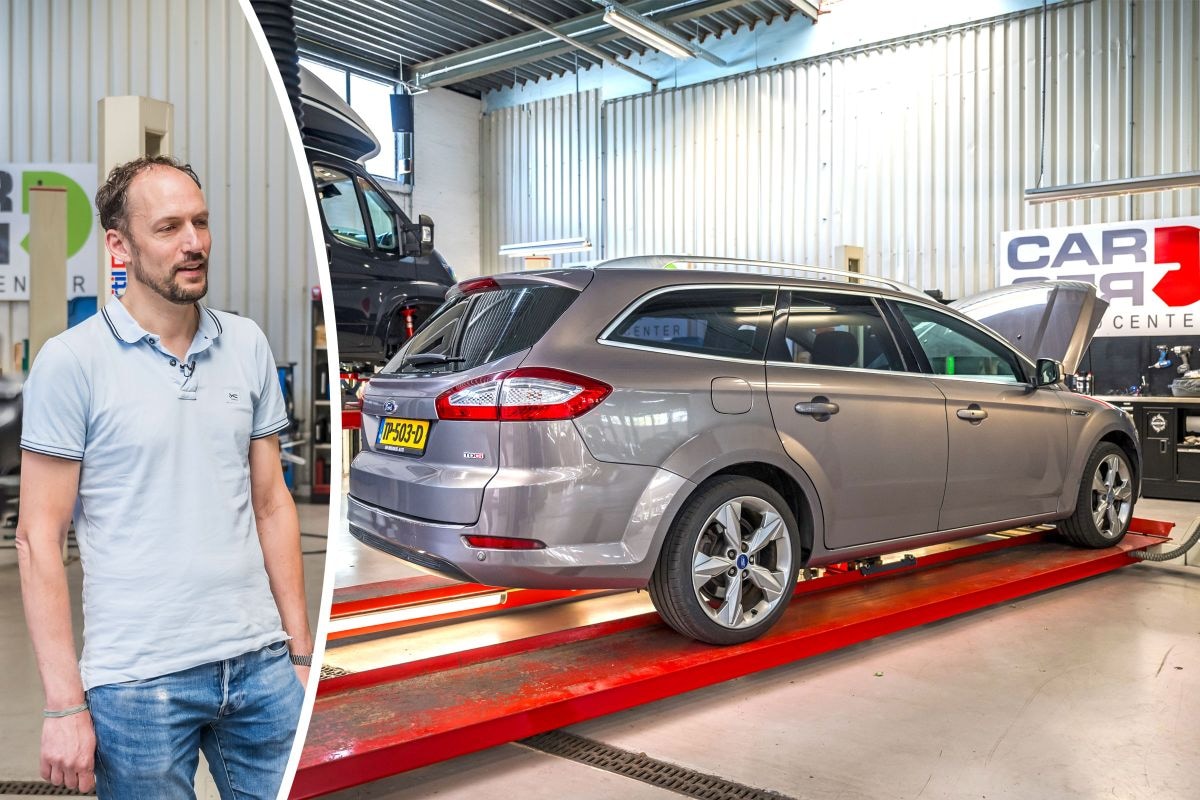 Ford Mondeo in klokje rond