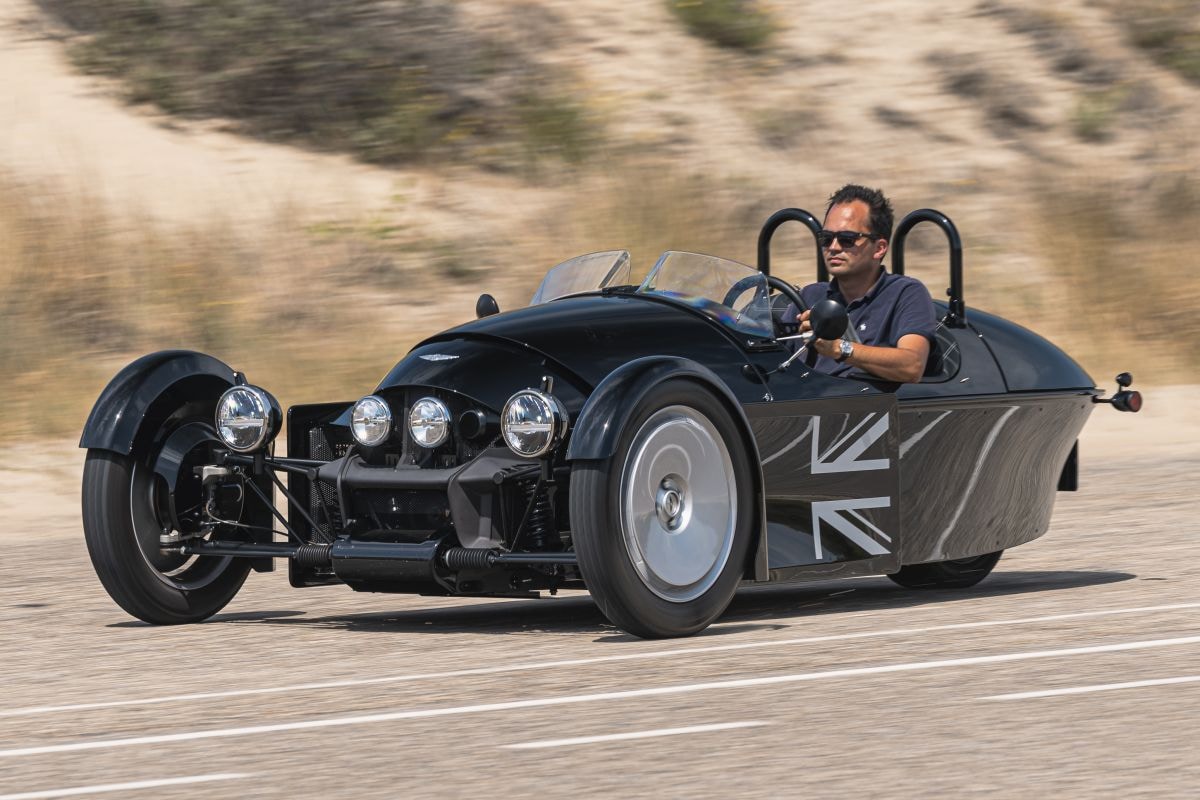 Morgan Super 3 cabrio zomer