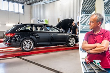 Audi A4 Avant in klokje rond