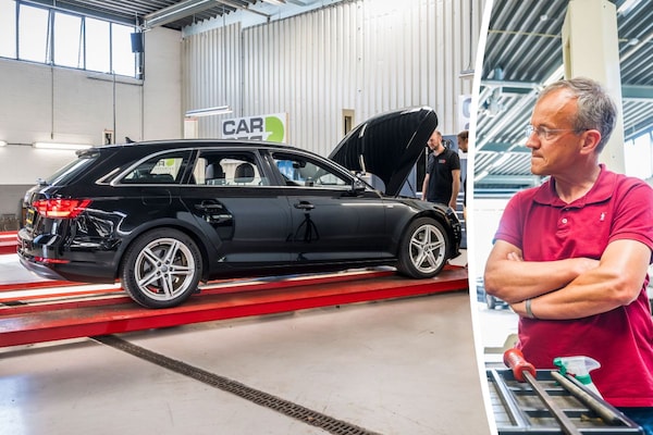 Audi A4 Avant in klokje rond