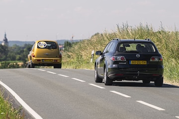 Budgetbrigade 2026 Mazda 6 en Chrysler PT Cruiser