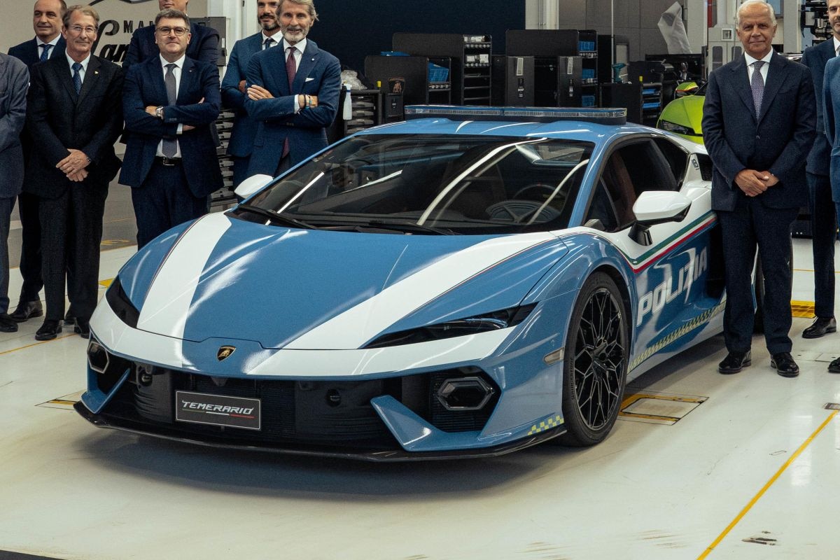 Lamborghini Temerario politie Italië