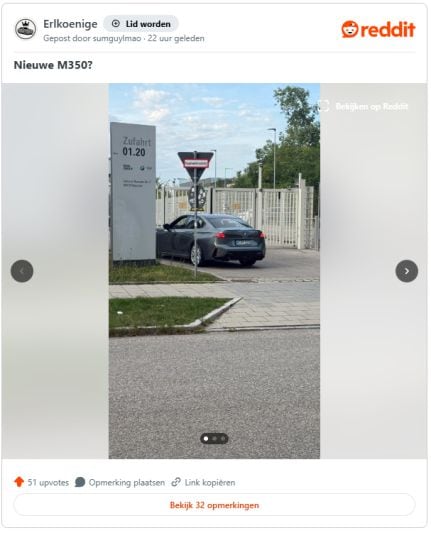 BMW 3-serie gelekt Reddit