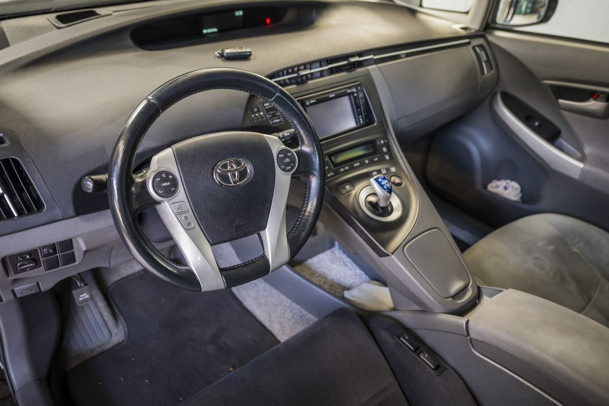 Toyota Prius in klokje rond
