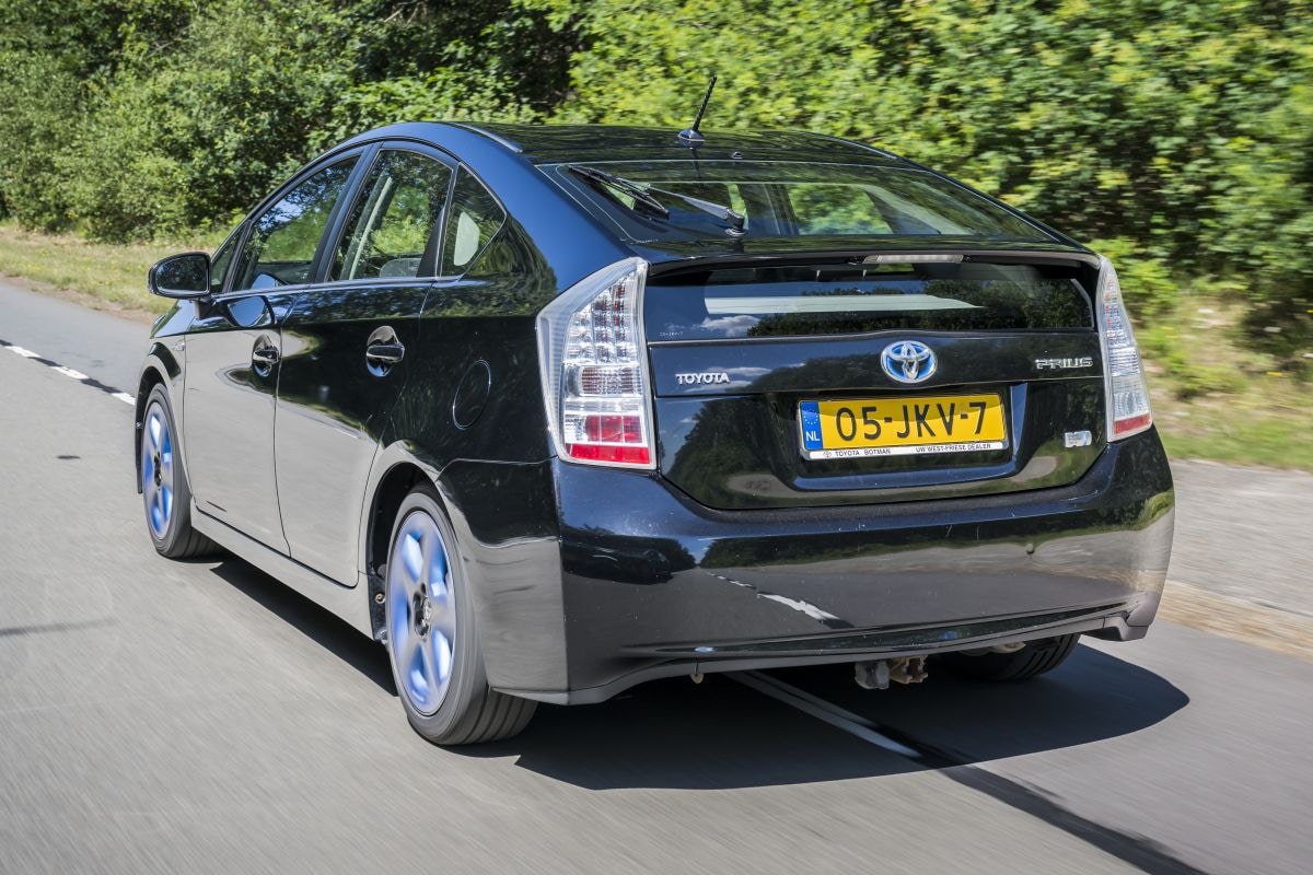 Toyota Prius in klokje rond