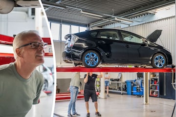 Toyota Prius in klokje rond