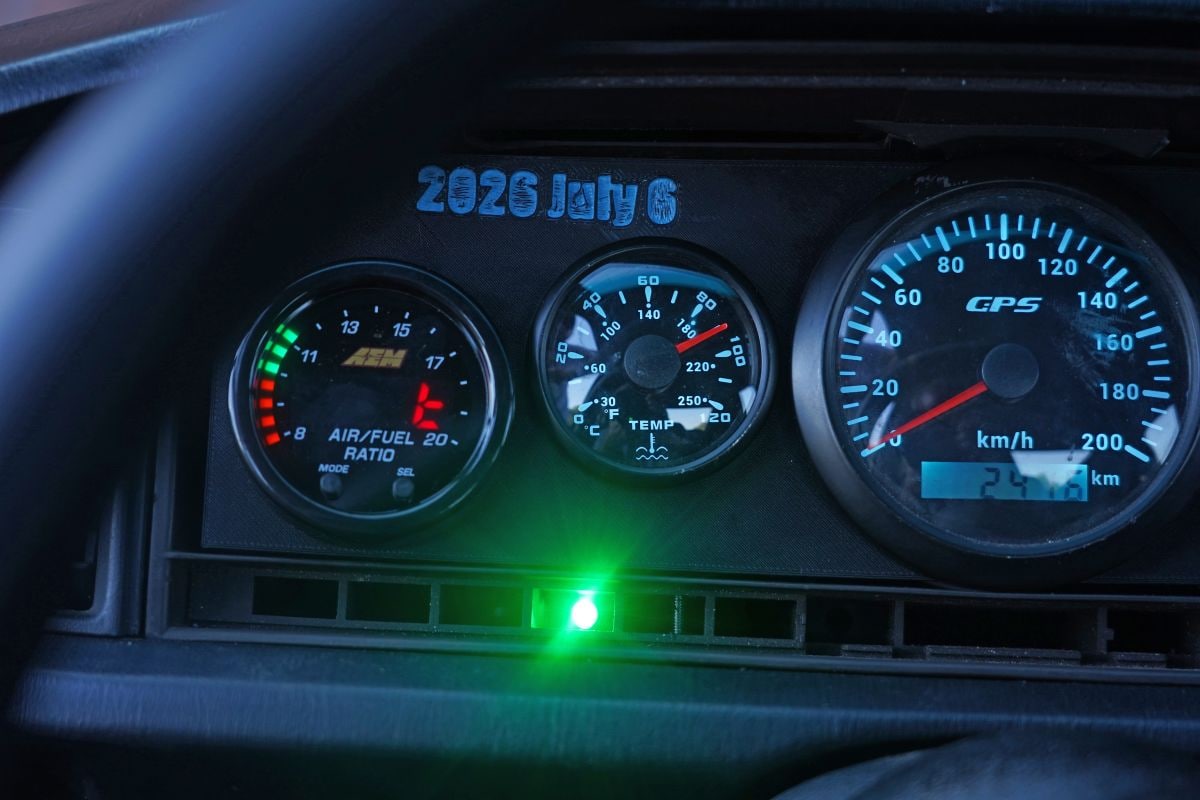 Mercedes 190 met Corvette motor