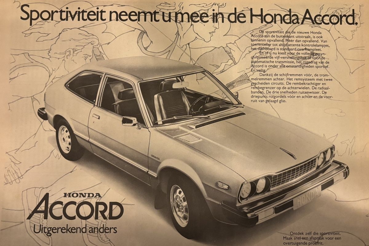 Honda Accord eerste generatie facelift