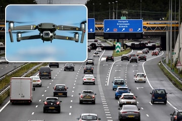 Drone verkeer Amsterdam
