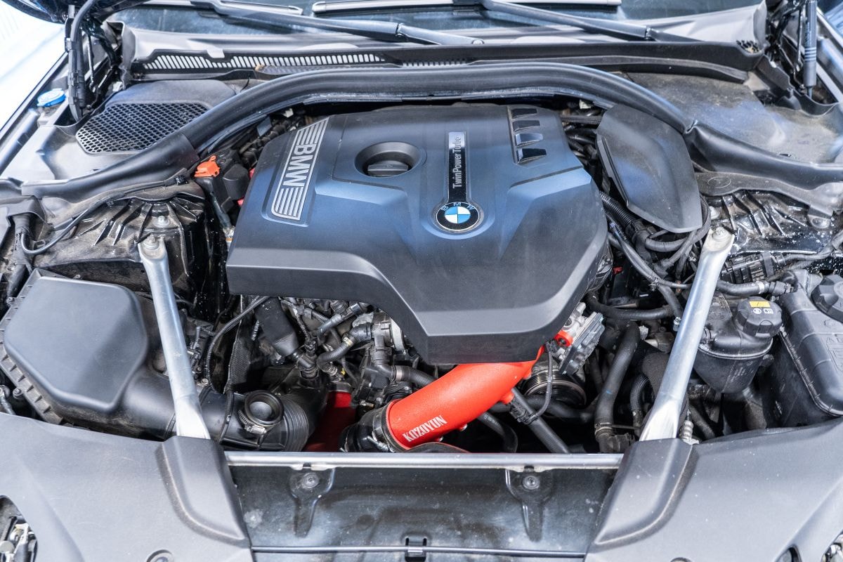 BMW 520i op de rollenbank