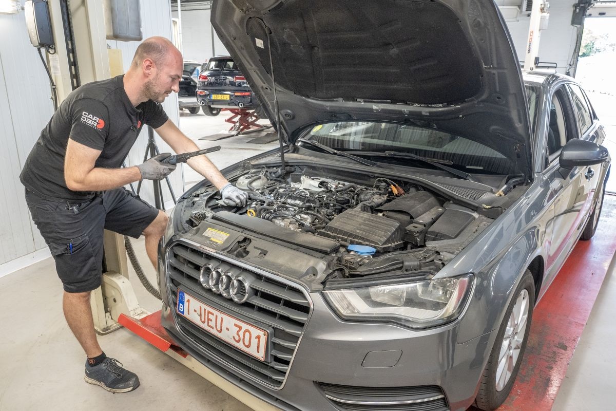 Audi A3 in klokje rond