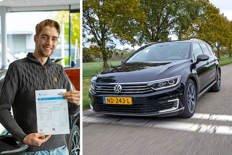 Aaron kocht een Volkswagen Passat GTE met 300.000 kilometer: 'Ik heb hem gekocht zonder accutest'