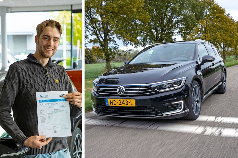 Aaron kocht een Volkswagen Passat GTE met 300.000 kilometer: 'Ik heb hem gekocht zonder accutest'