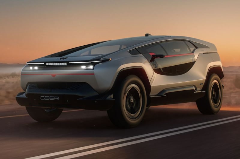 Extreme elektrische auto's uit Saoedi-Arabië: tweemaal Ceer Exobot!