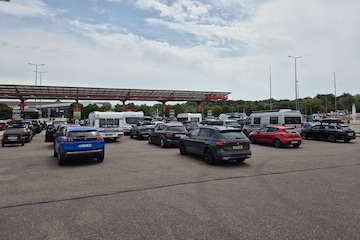 Frankrijk tankstation tanken 