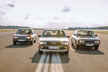 Triotest klassiekers, duitse sedans jaren 80 audi bmw 