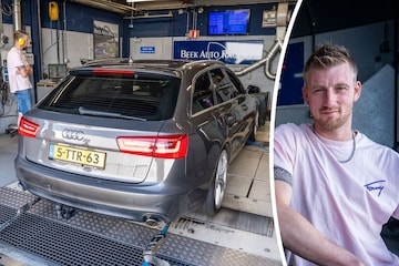 Audi A6 Avant op de rollenbank