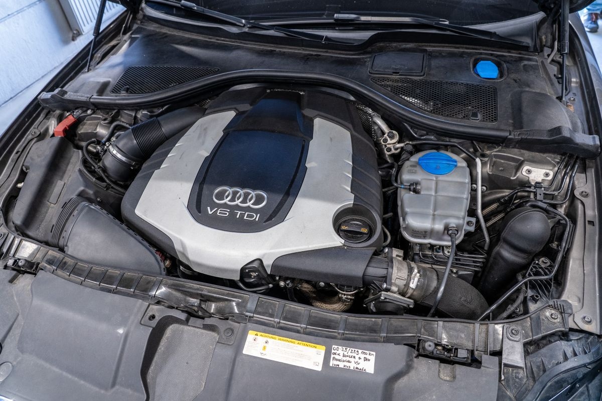 Audi A6 Avant op de rollenbank