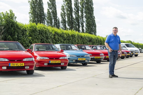 Hyundai verzamelaar oude Hyundai's