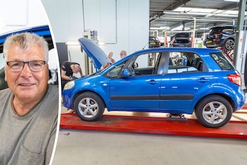 Suzuki SX4 in klokje rond