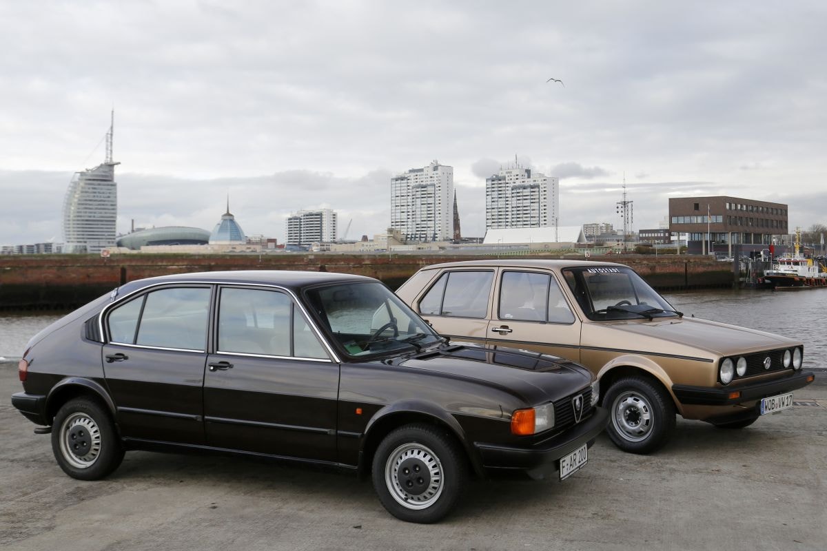 Klassiekers AlfaSud en Volkswagen Golf