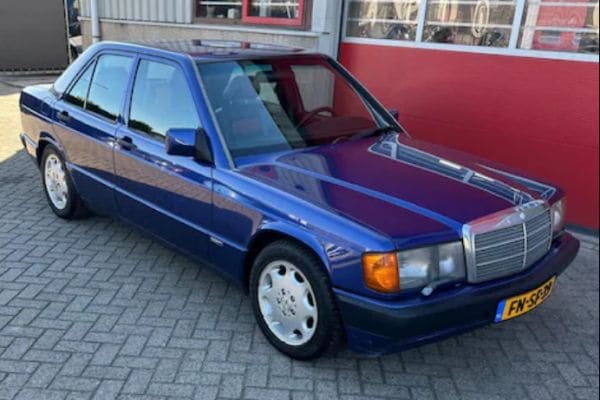 Mercedes 190 Azurro advertentie