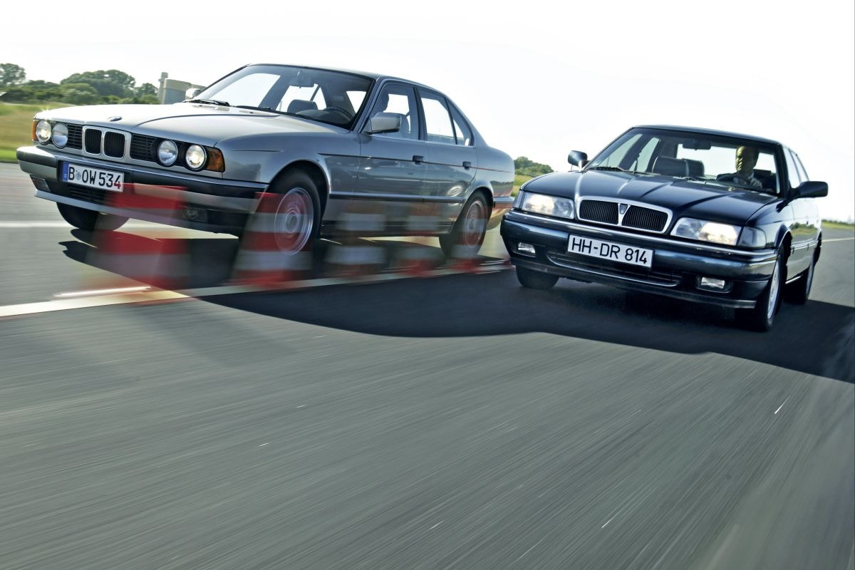 BMW 525i vs Rover 827 klassiekers 