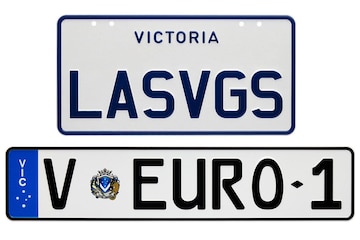 Kentekenplaten Australië en Nieuw-Zeeland Custom